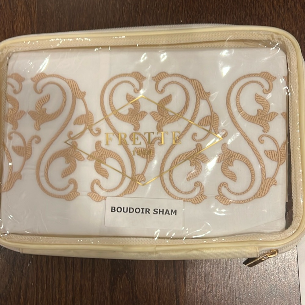 New $250.00 retail Frette  boudoir sham. I have four available.$125